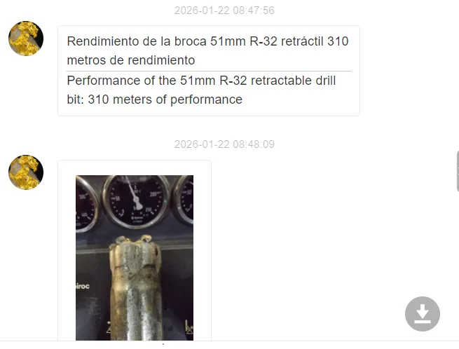 R32 Retrac Button Bit Field Test Report