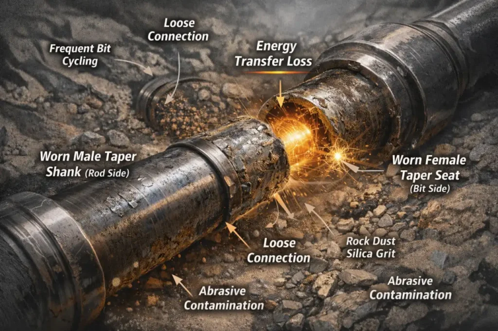 Premature Wear of the Tapered Connection The Problem