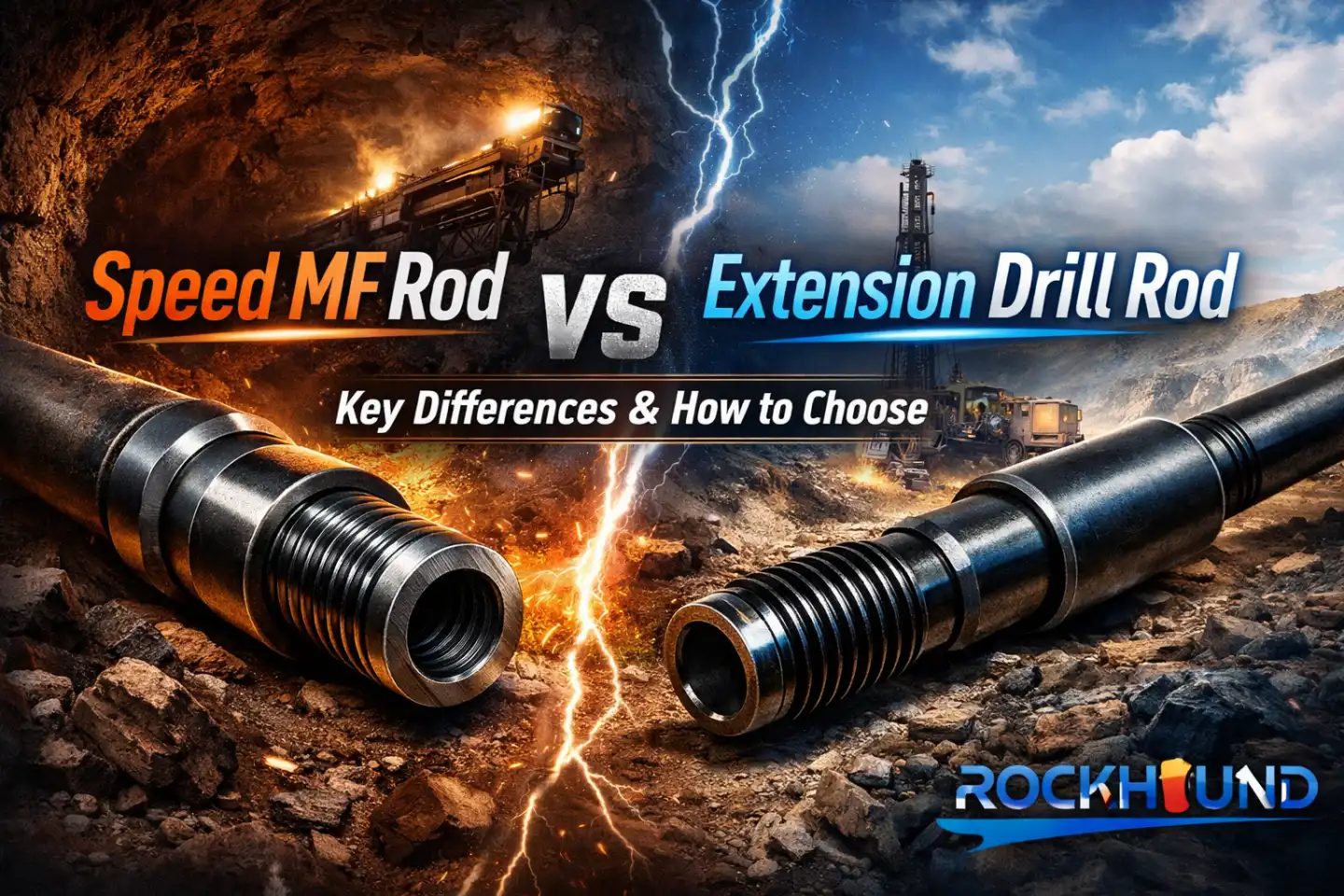 Speed MF Rod vs Extension Drill Rod: Difference & How to Choose