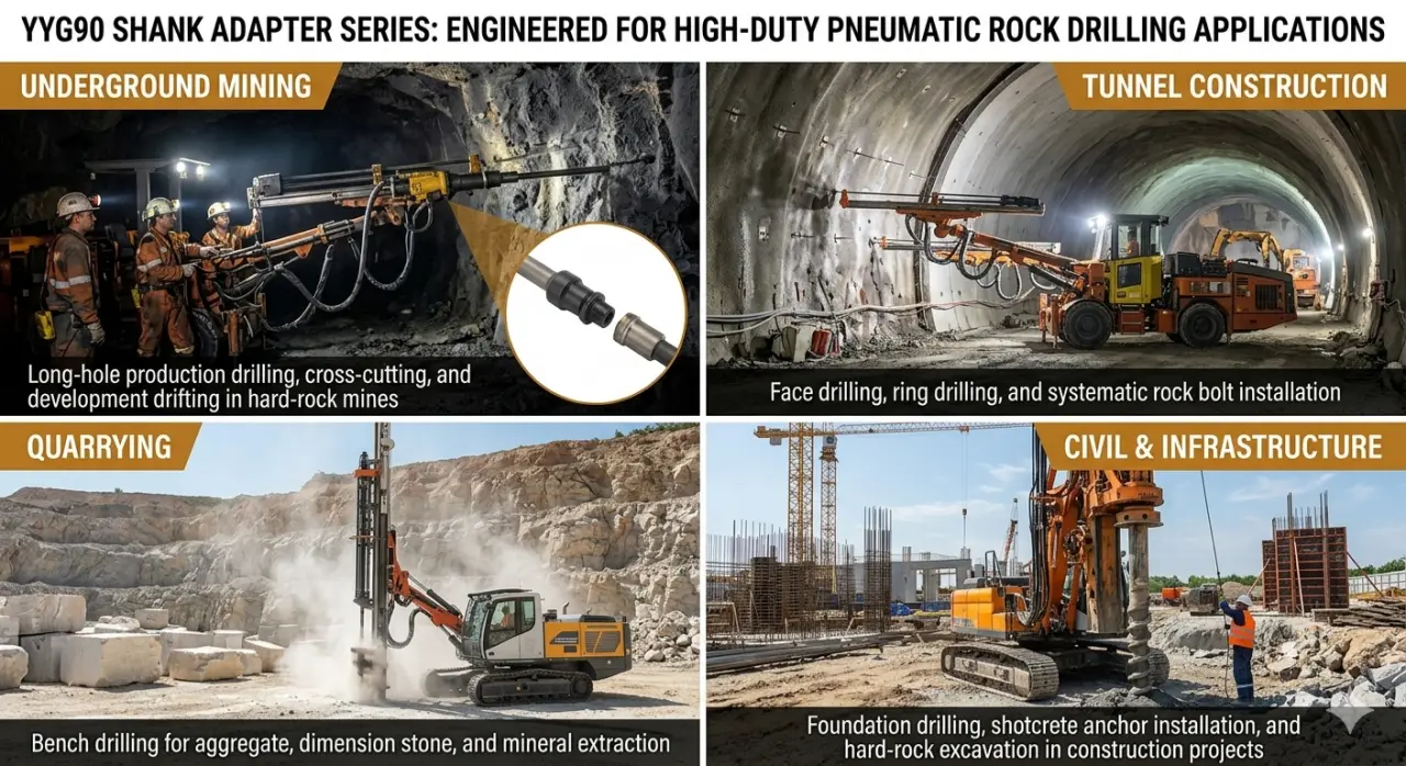 Applications of YYG90 Shank Adapter