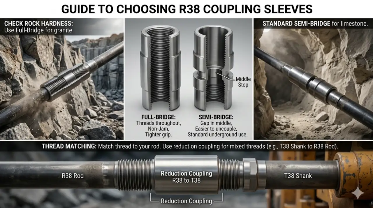 R38 Coupling Sleeve-How to choose